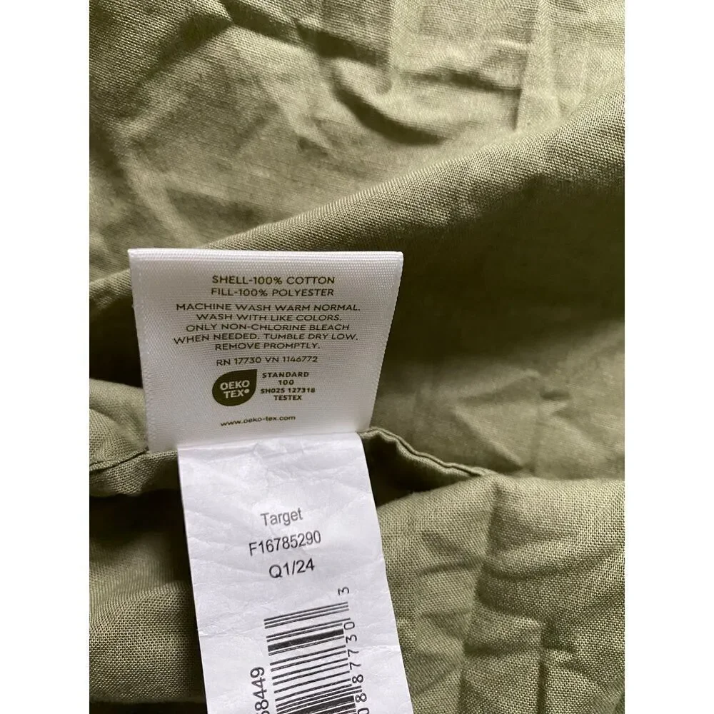 Threshold Channel Stitched Velvet Quilted Bed Pillow Shams